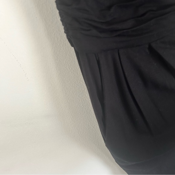 BCBGMAXAZARIA NWT Black 3/4 sleeve dress jersey Size Small - Picture 4 of 7